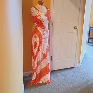 NWT Boston Proper knit tie dye maxi dress
